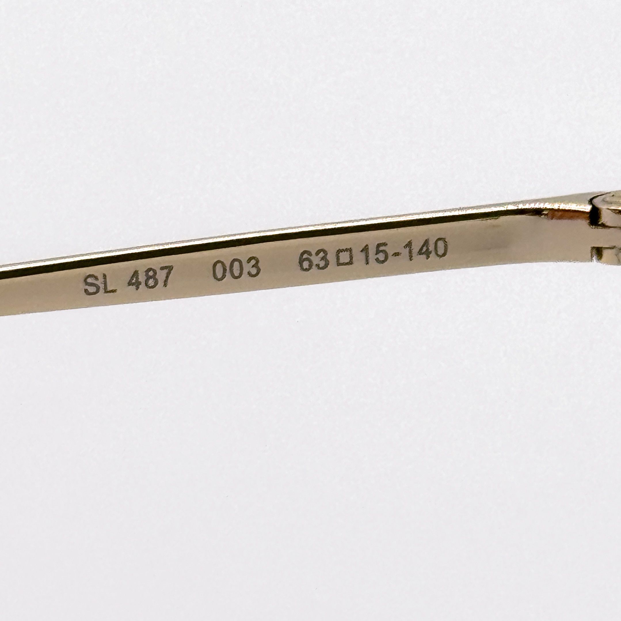 Yves Saint Laurent NEW SAINT LAURENT SL 487 003 WOMEN GOLD BROWN SUNGLASSES Size ONE SIZE - 11 Thumbnail