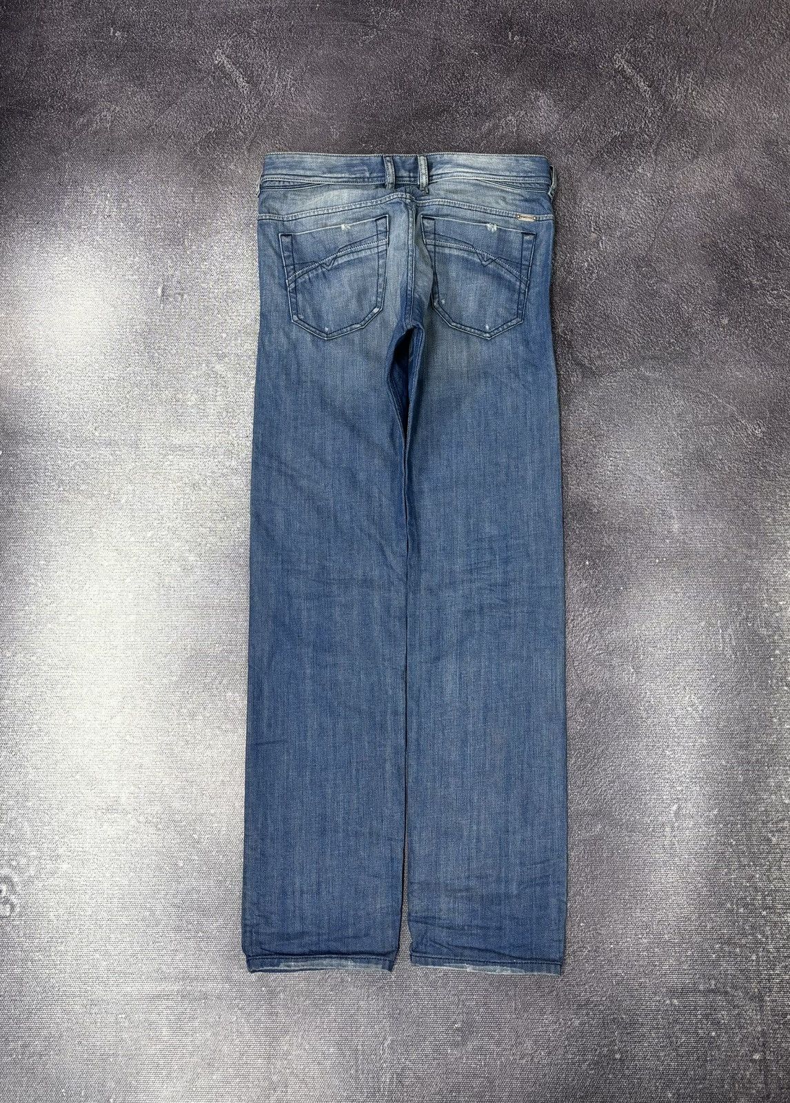 Diesel Diesel Iakop NWT Regular Slim Washed Blue Denim Jeans Size US 31 - 2 Thumbnail