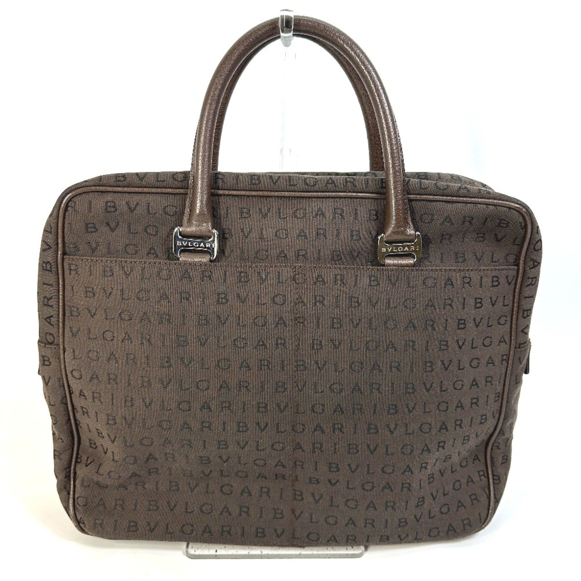 Bvlgari Bvlgari Handbag briefcase bag Business bag Brown Orange Size ONE SIZE - 1 Thumbnail