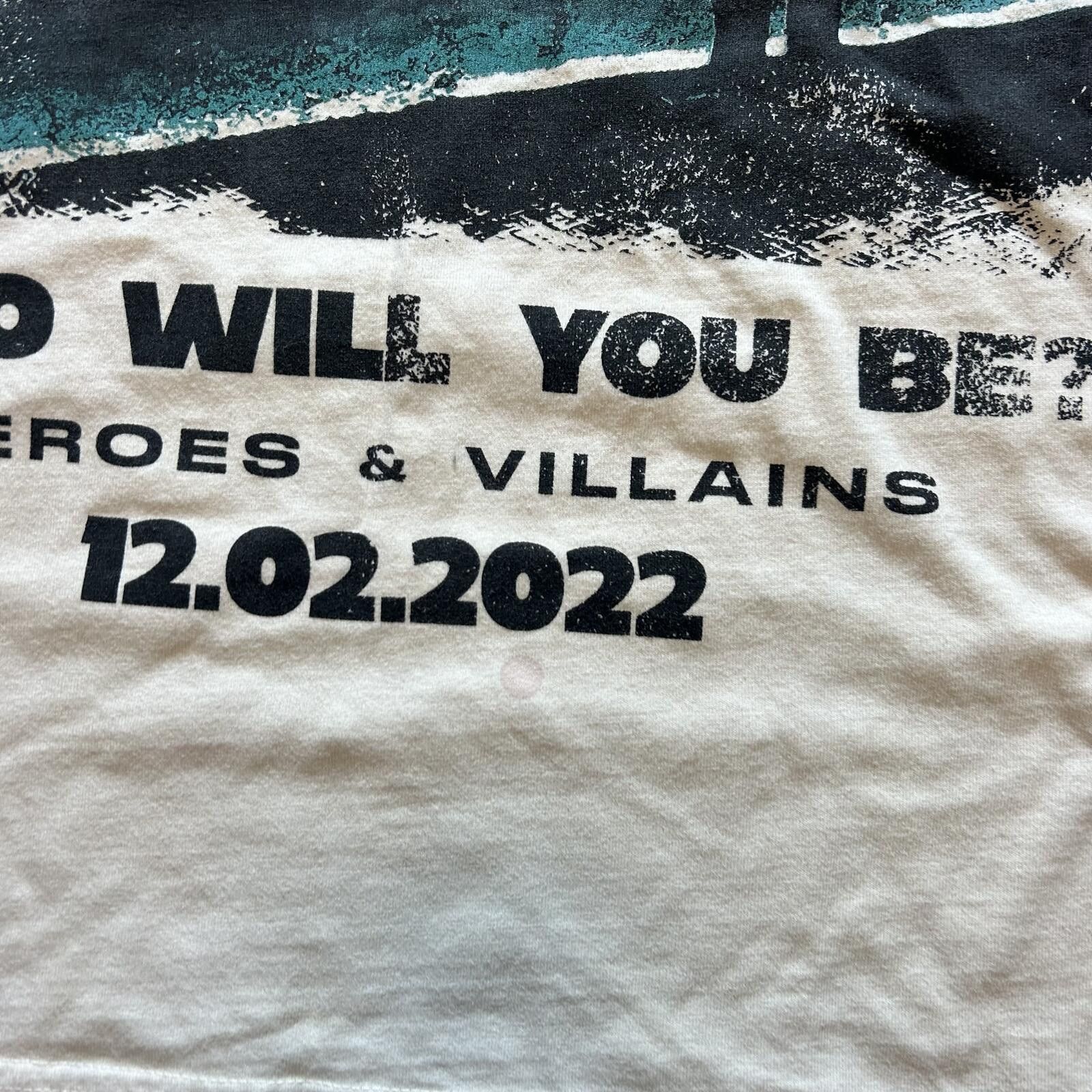 Unknown London Metro Boomin 2022 Hero’s and Villans Tour T Shirt size M Size ONE SIZE - 4 Thumbnail