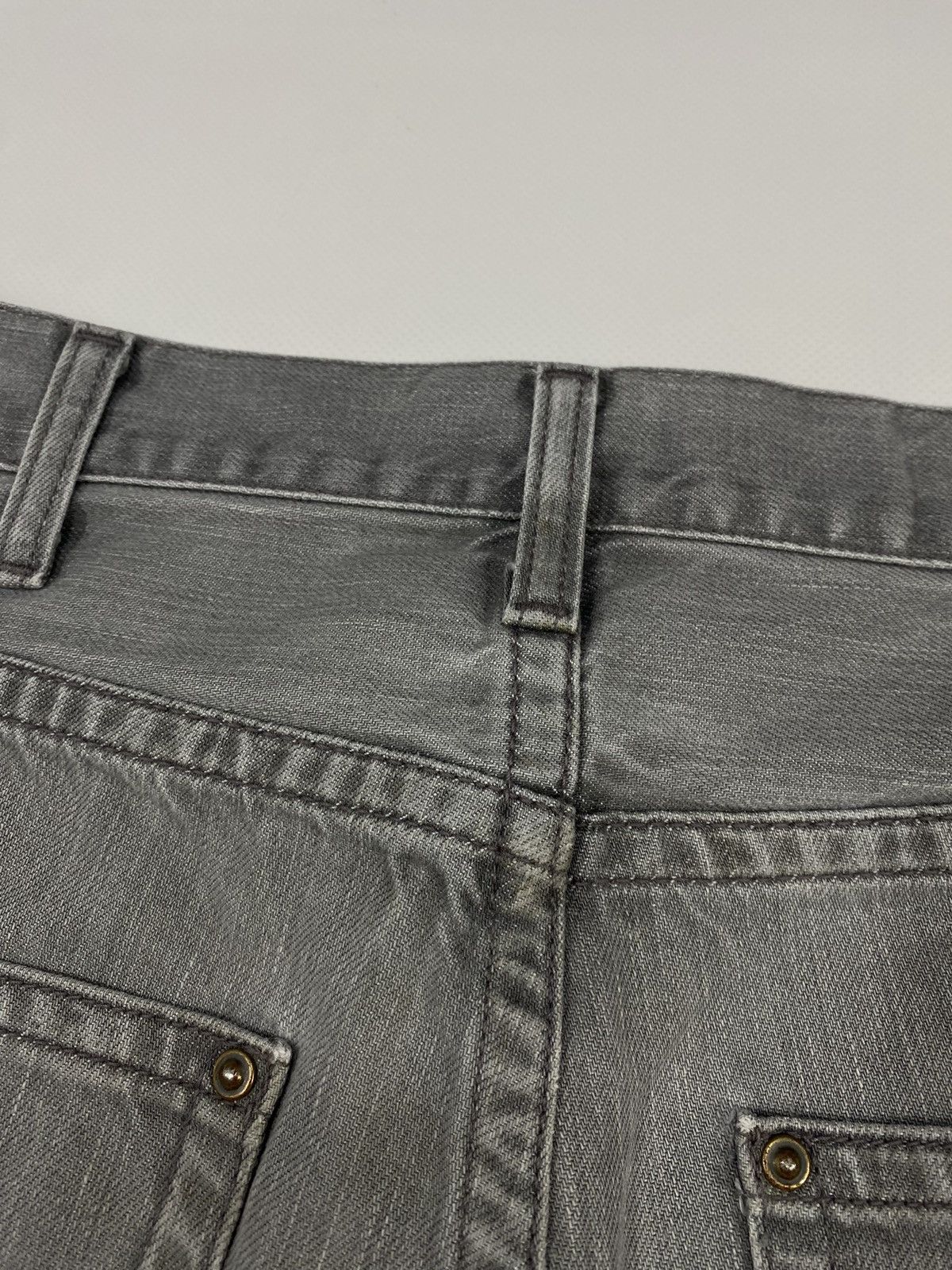 Carhartt 🔥LASTDROP🔥 Carhartt Stonewashed Gray Slim Shorts Denim Jeans Size US 33 - 13 Thumbnail