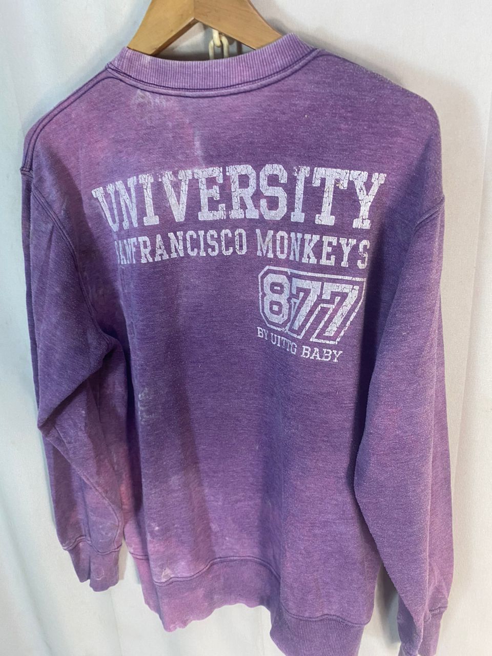 Japanese Brand University San Francisco monkeys sweatshirt by uittg baby Size US M / EU 48-50 / 2 - 9 Thumbnail