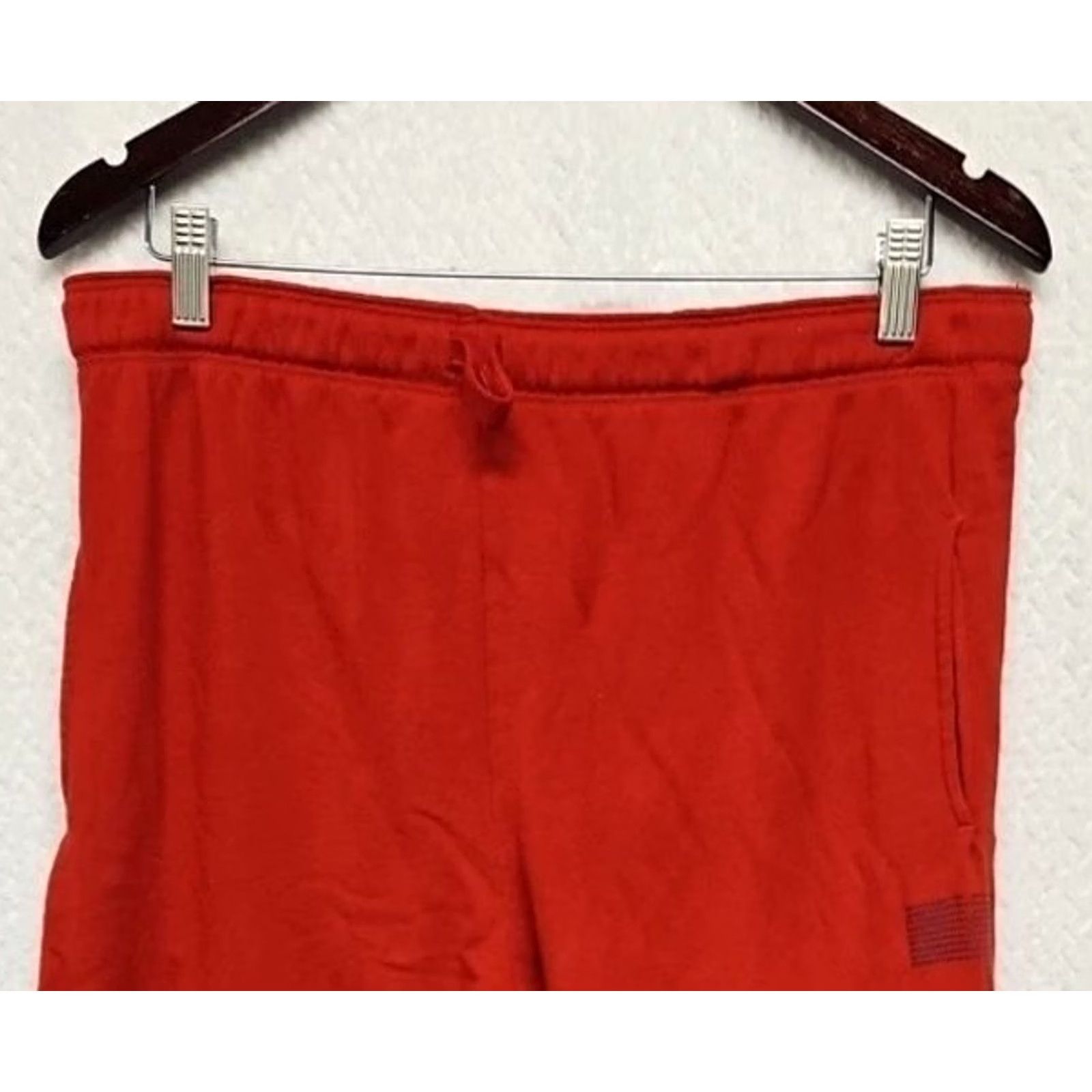 Victoria's Secret PINK Victoria’s Secret Red Fleece Jogger Sweatpants Women Size L Logo Sweatpants Regular Fit Activewear Pant Girls/Womens Size 36" / US 14 / IT 50 - 2 Thumbnail