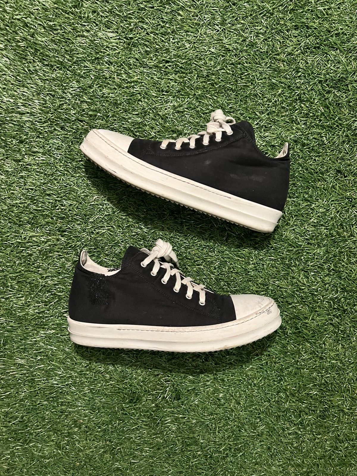 Rick Owens Drkshdw Rick Owens DRKSHDW Ramones Shoes Low Top Sneaker Size US 10 / EU 43 - 1 Thumbnail