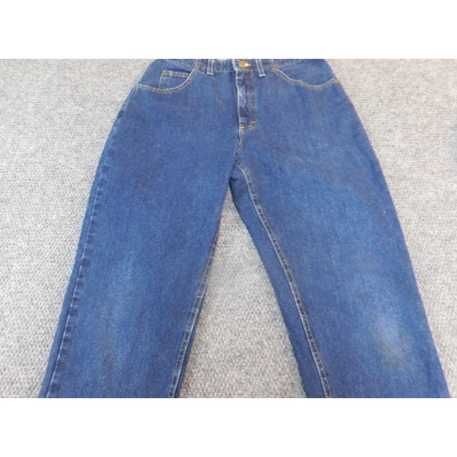 Vintage L.L. Bean Womens Jeans 28 Blue Denim Straight Comfort Waist Regular Size 28 Womens Jeans Blu Denim Straight Comfort stretch Vintage No Mens Womens Size 28" / US 6 / IT 42 - 5 Thumbnail
