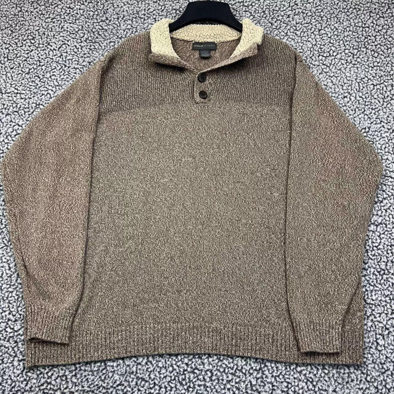 Tricots St. Raphael Tricots St. Raphael Sweater Men Pullover Collared Adult XL Size US XL / EU 56 / 4 - 1 Thumbnail