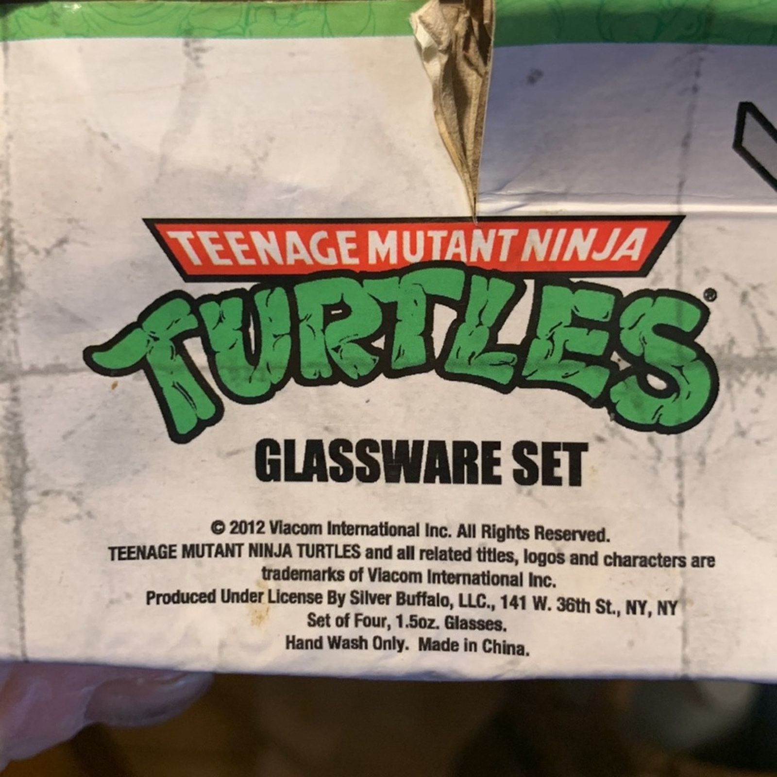 Vintage BNIB 2015 4 Teenage Mutant Ninja Turtle shot glasses Size ONE SIZE - 10 Thumbnail