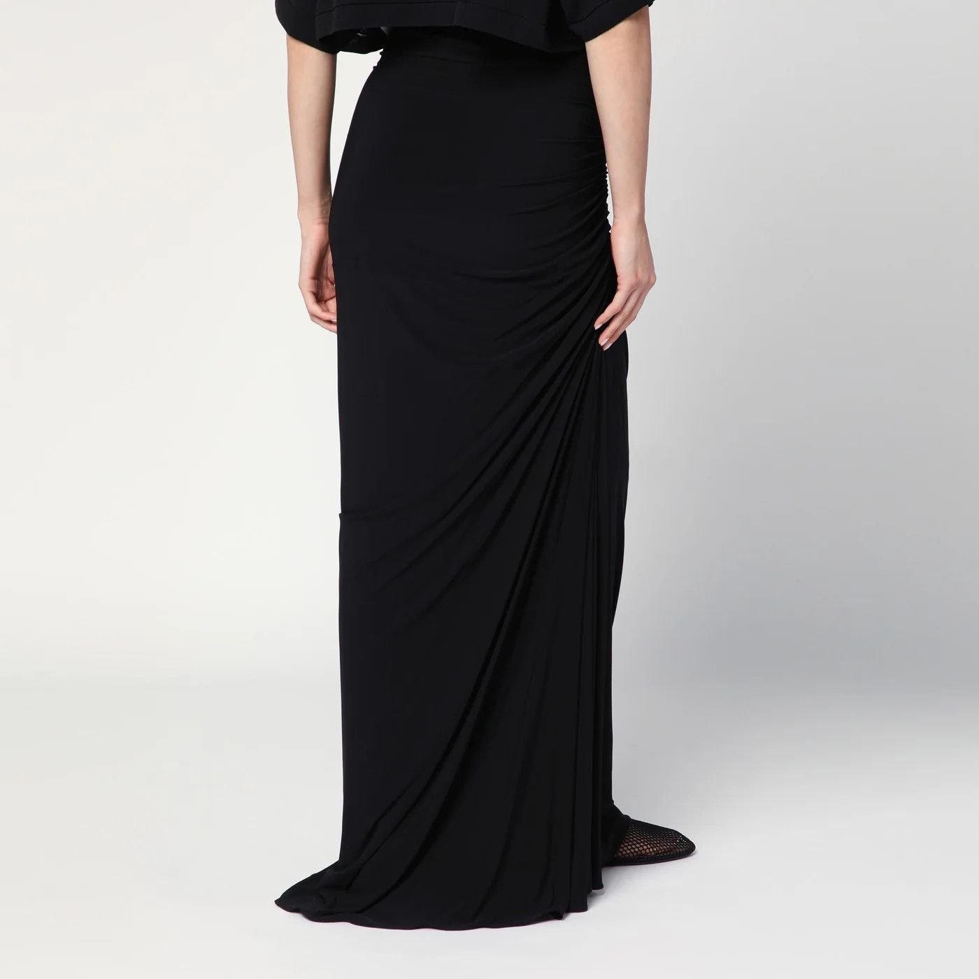 Alaia o1d2blof0426 Long Skirt in Black Size 26" / US 2 / IT 38 - 4 Thumbnail