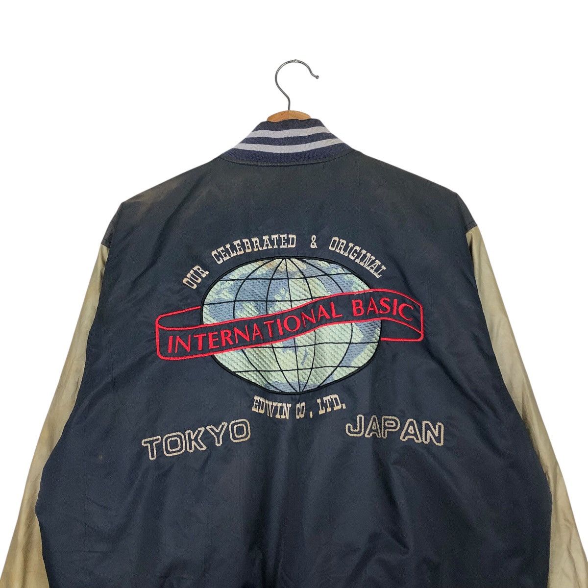 Edwin 📌Vintage Bomber Jacket Jumper Edwin Big Logo Issey Miyake Size US M / EU 48-50 / 2 - 10 Thumbnail