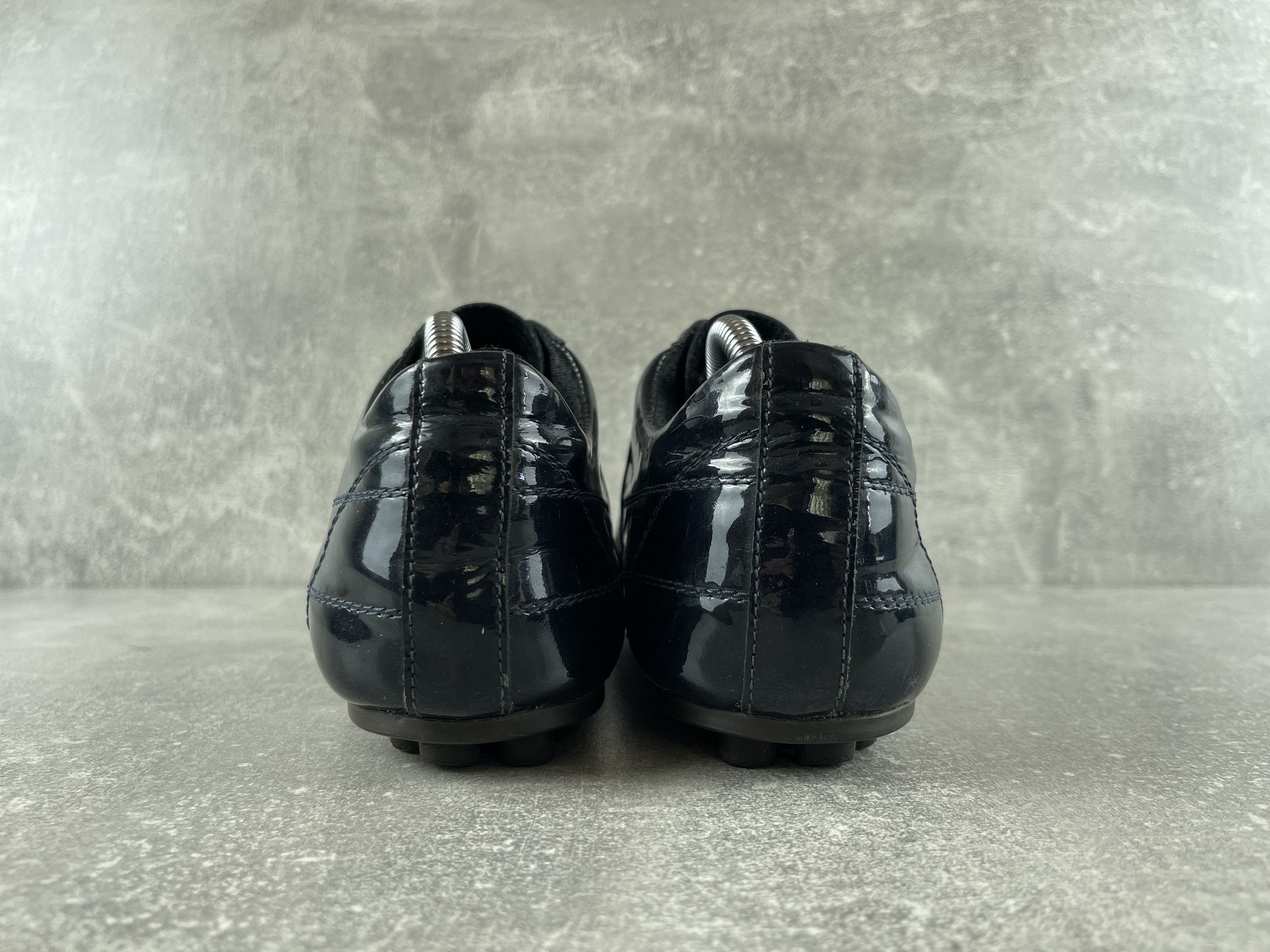 Dirk Bikkembergs Bikkembergs patent leather navy blue trainers sneakers Size US 9 / IT 39 - 8 Thumbnail