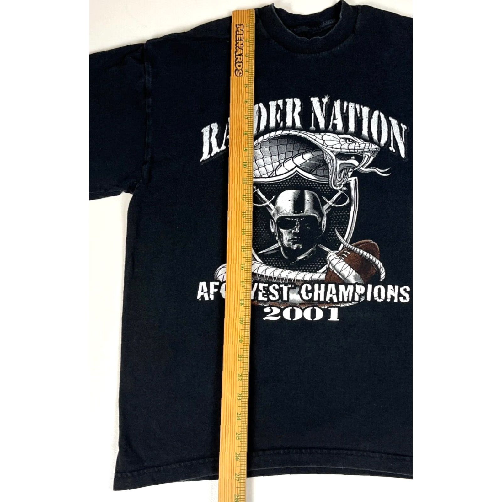 Champion **Vintage Raiders Nation 2001 Champion T-Shirt Sz M** User: Vintage Raiders Nation 2001 Champion T-Shirt Sz M Size US M / EU 48-50 / 2 - 7 Thumbnail