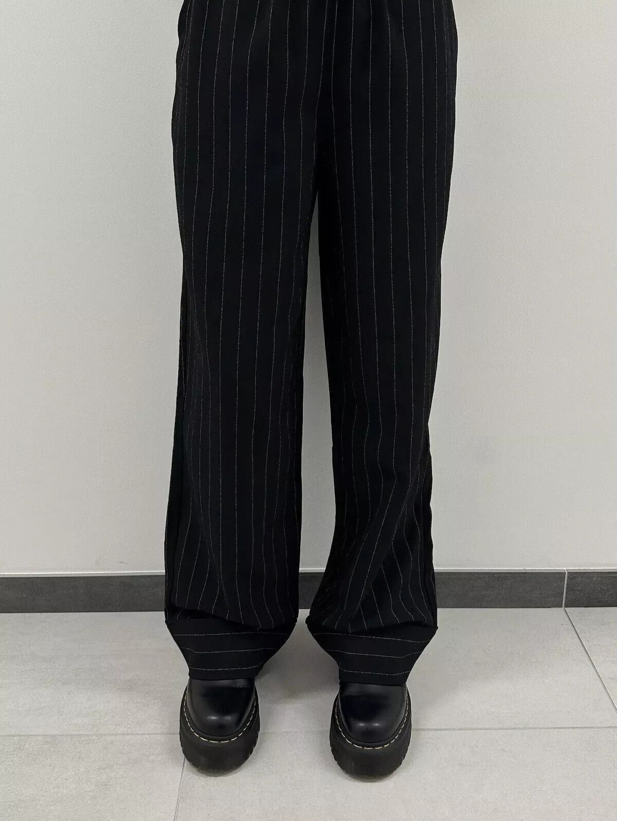 Ganni Ganni Trousers Stripped Polyester Womens Pants Size 36 Size 25" / US 0 / IT 36 - 9 Thumbnail