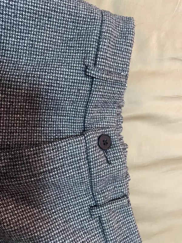 Japanese Brand 10s vintage plaid thick pants Size US 29 - 8 Thumbnail