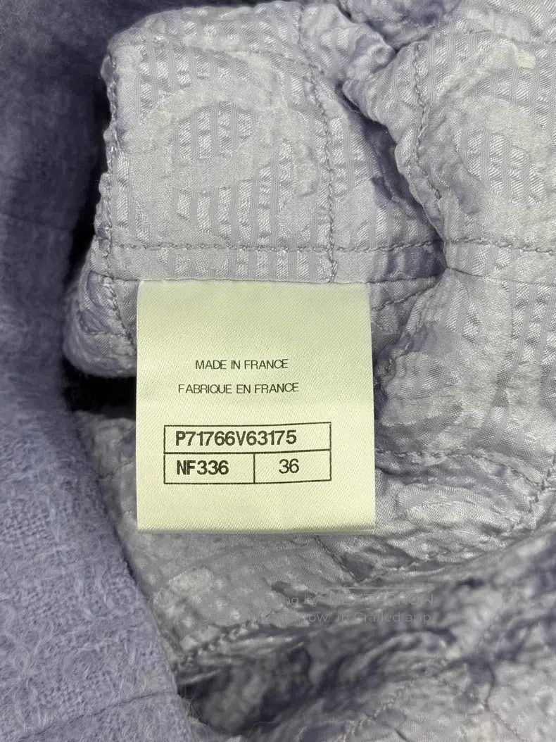 Chanel Chanel Taro purple lapel double-breasted jacket Size XS / US 0-2 / IT 36-38 - 5 Thumbnail