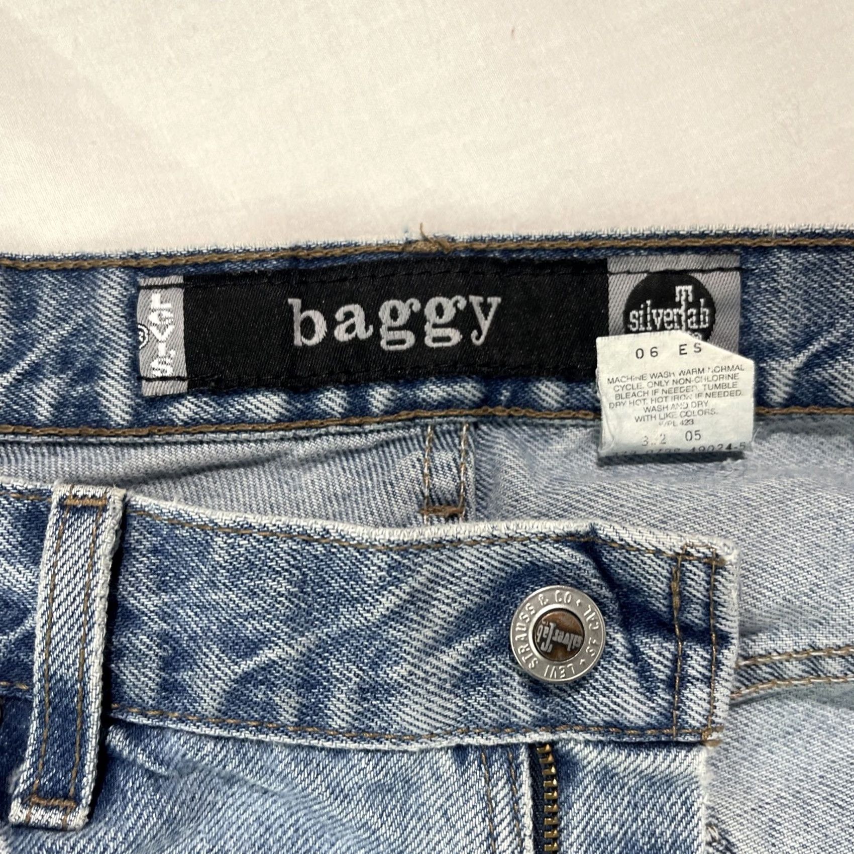 Vintage VINTAGE Levis SilverTab Jeans Mens 34x34 Baggy Skater Grunge 90s USA Size US 34 / EU 50 - 6 Thumbnail
