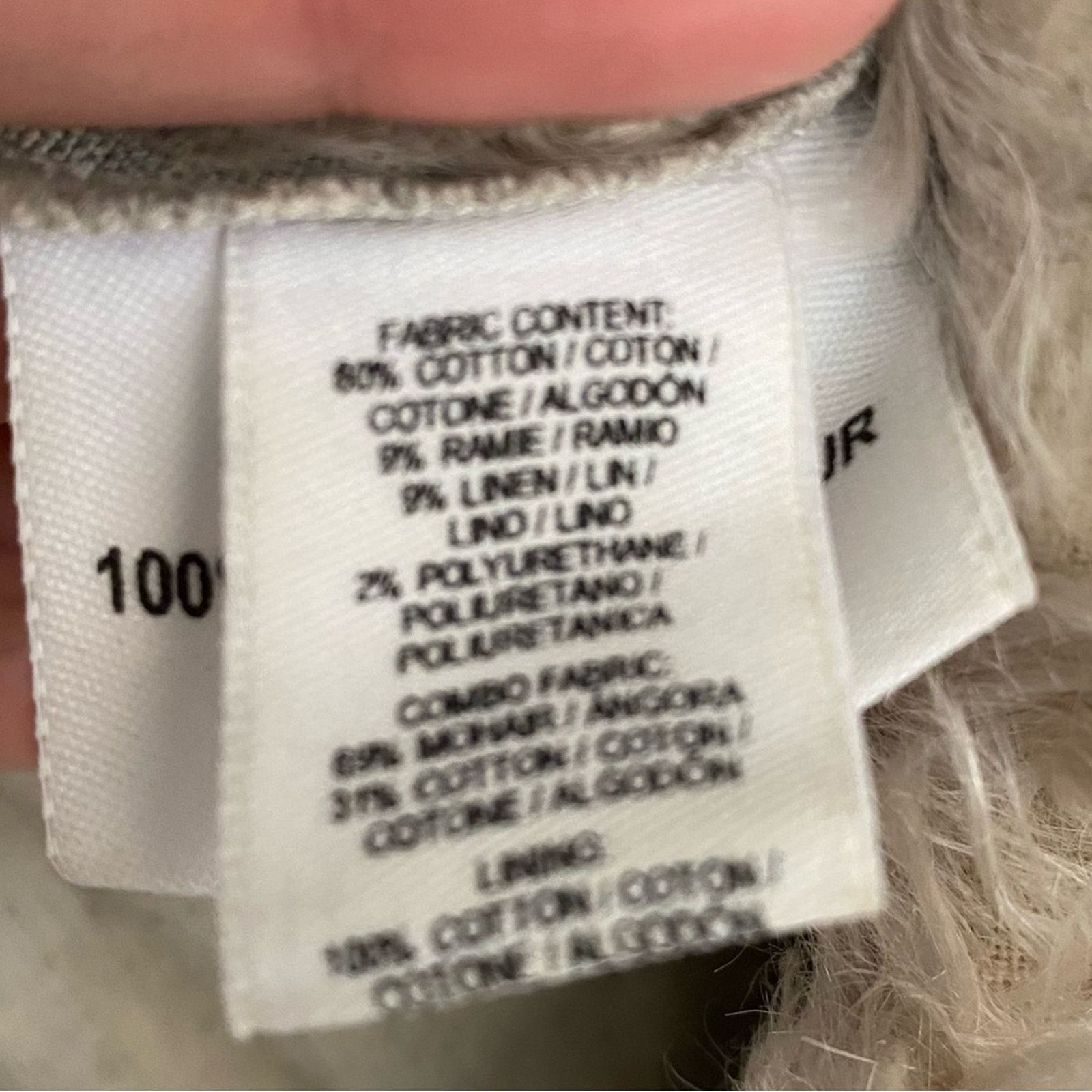 Derek Lam 10 Crosby Derek Lam 10 Crosby Faux Mohair Top w Kangaroo Pocket 0 EUC Size XS / US 0-2 / IT 36-38 - 11 Thumbnail