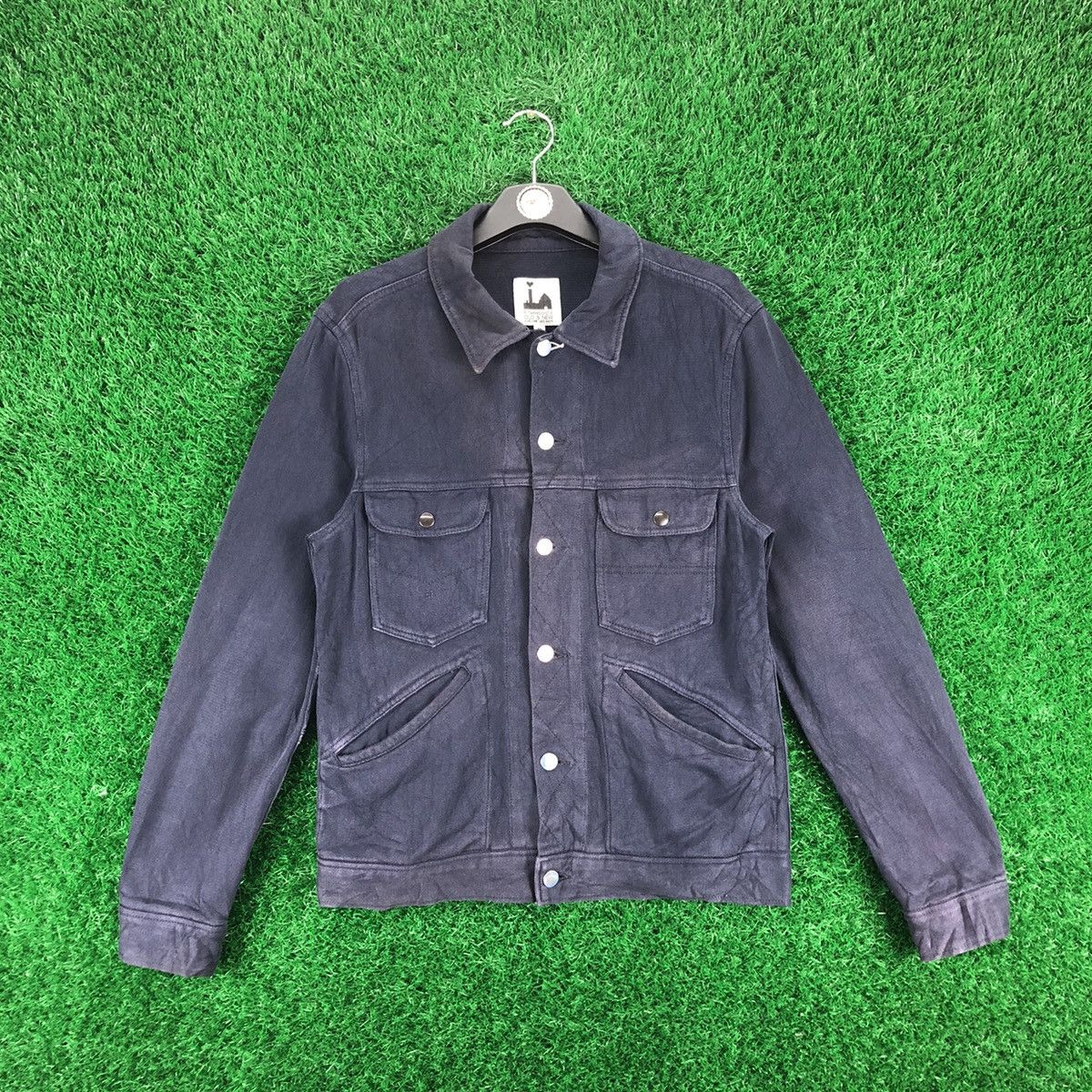 image of American Classics x R Newbold Vintage 90's Jacket America Classic Style By R.newbold's in Blue (Siz