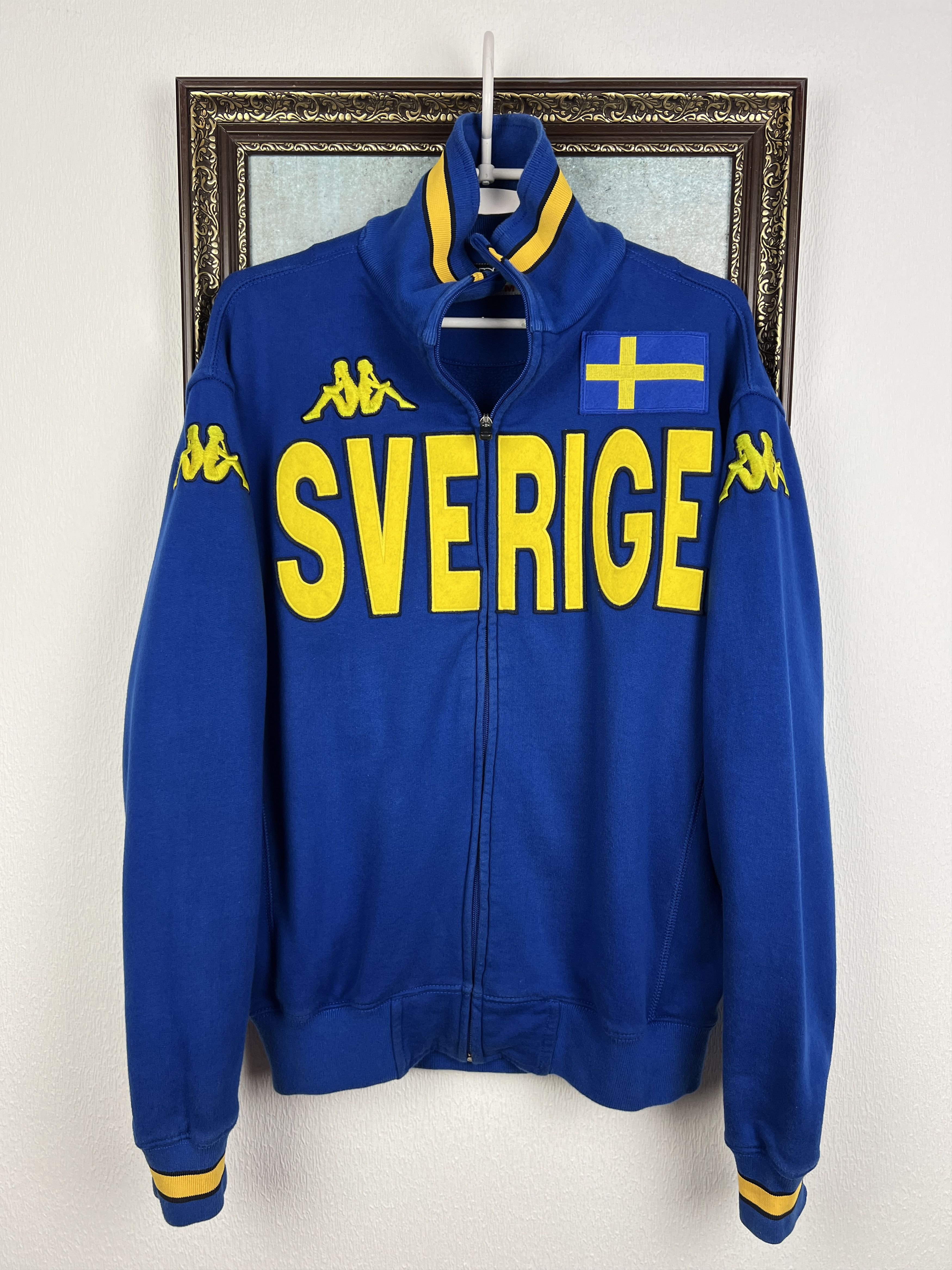 Kappa Vintage Sweden Football Jacket Soccer Track Top National Size US M / EU 48-50 / 2 - 1 Thumbnail