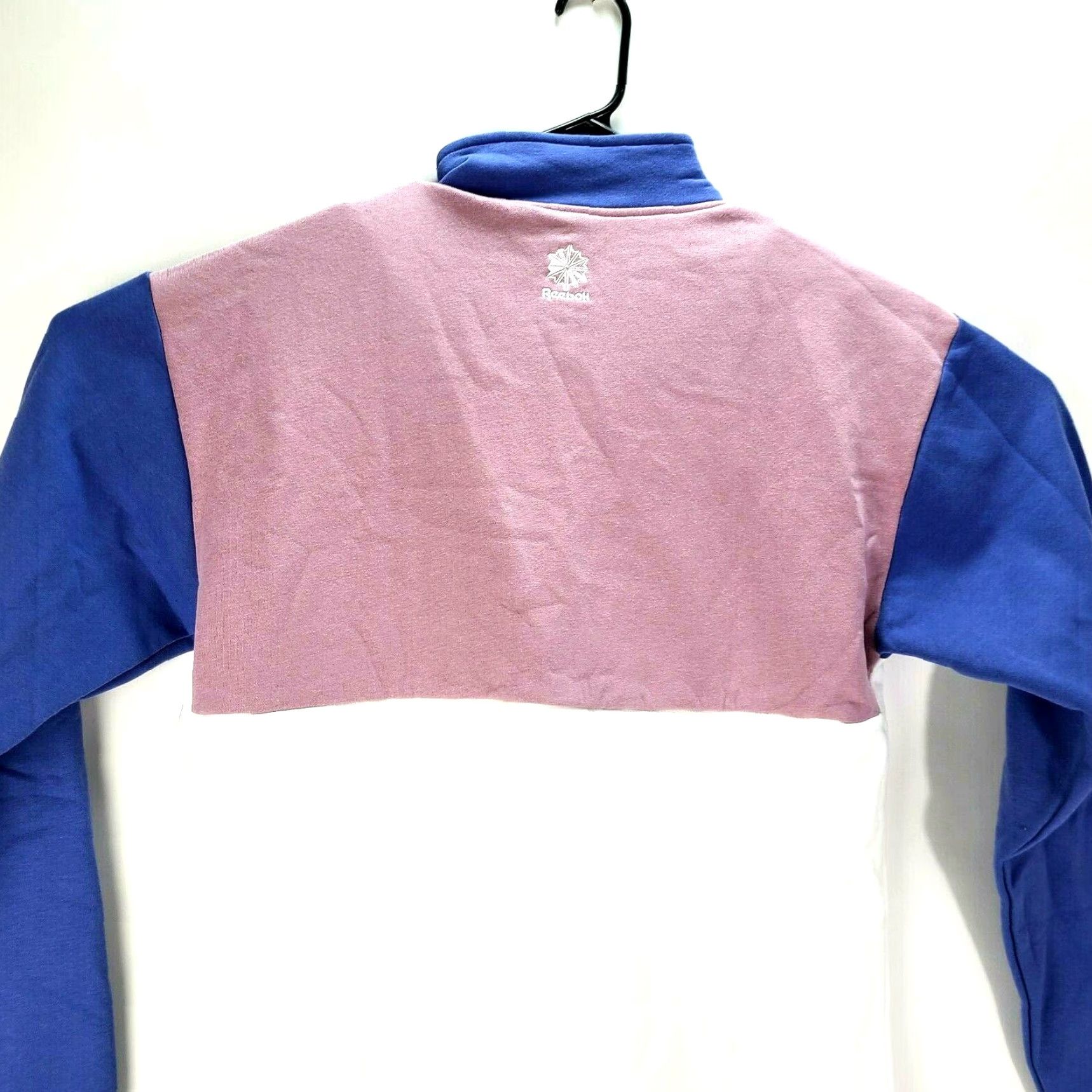 Reebok Reebok Pullover Sweatshirt Unisex Adults Size L 1/4 Zip Purple Blue Retro 80s Vintage Style Shirt Size US L / EU 52-54 / 3 - 6 Thumbnail