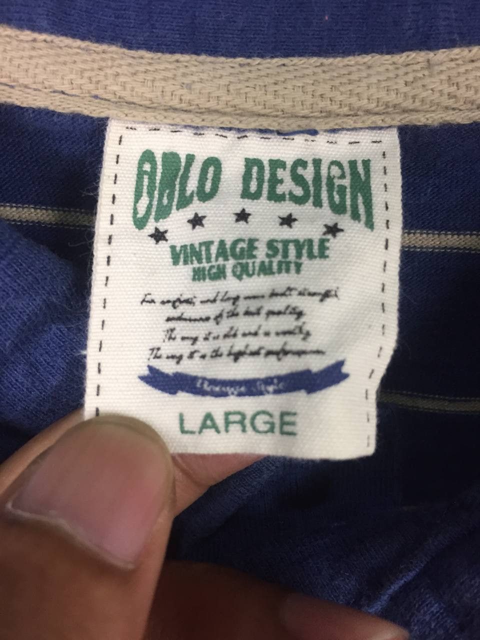 Japanese Brand Vtg Oblo Design Retro Surf Style Color Block Stripe Polo Tee Size US M / EU 48-50 / 2 - 6 Thumbnail