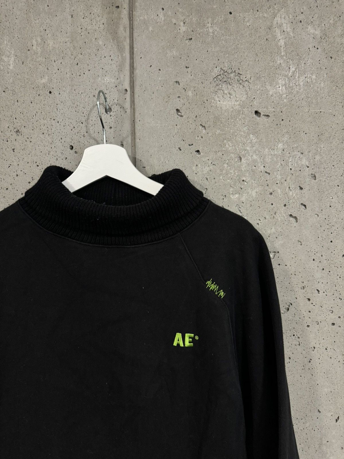 Ader Error Ader Error Turtleneck Long Sleeve Sweatshirt Black Size A1 Size US M / EU 48-50 / 2 - 2 Thumbnail
