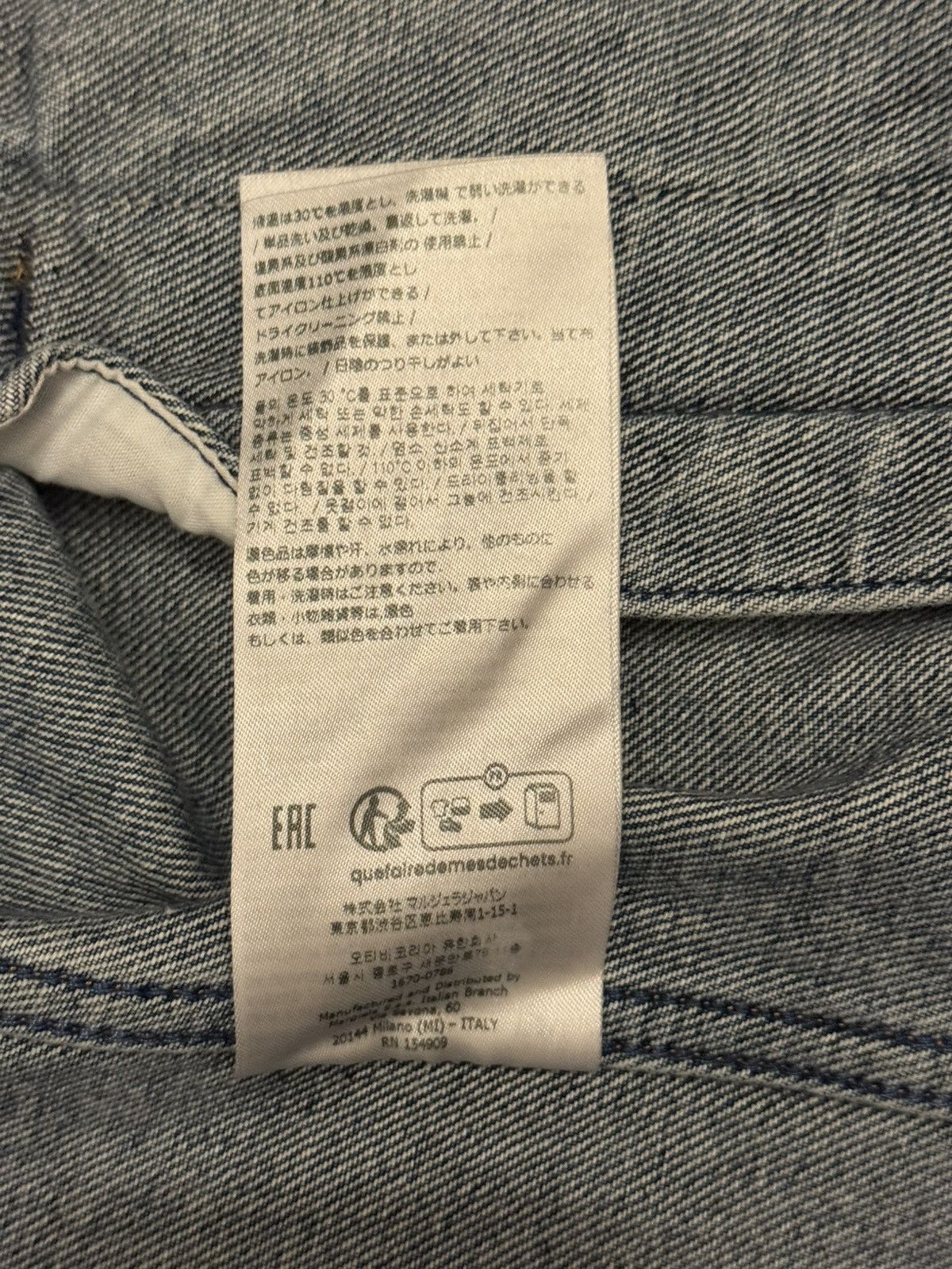 MM6 MM6 MEN DISTRESSED DENIM JACKET Size US M / EU 48-50 / 2 - 7 Thumbnail