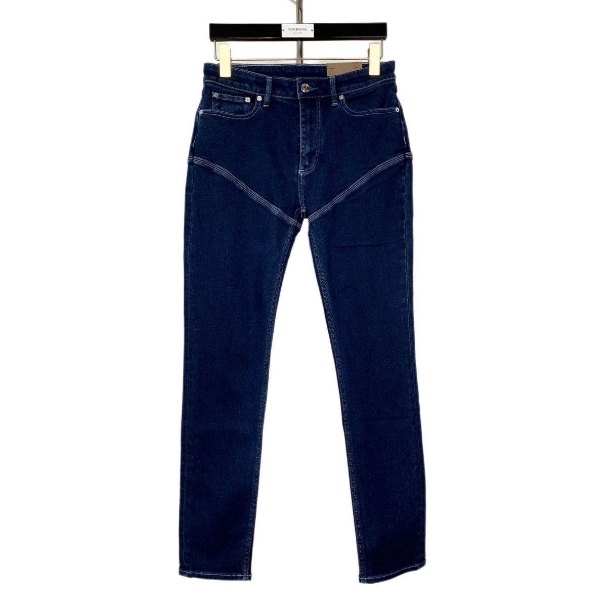 Burberry Burberry Blue Cotton Denim Pants K26WX Size 26" / US 2 / IT 38 - 1 Thumbnail