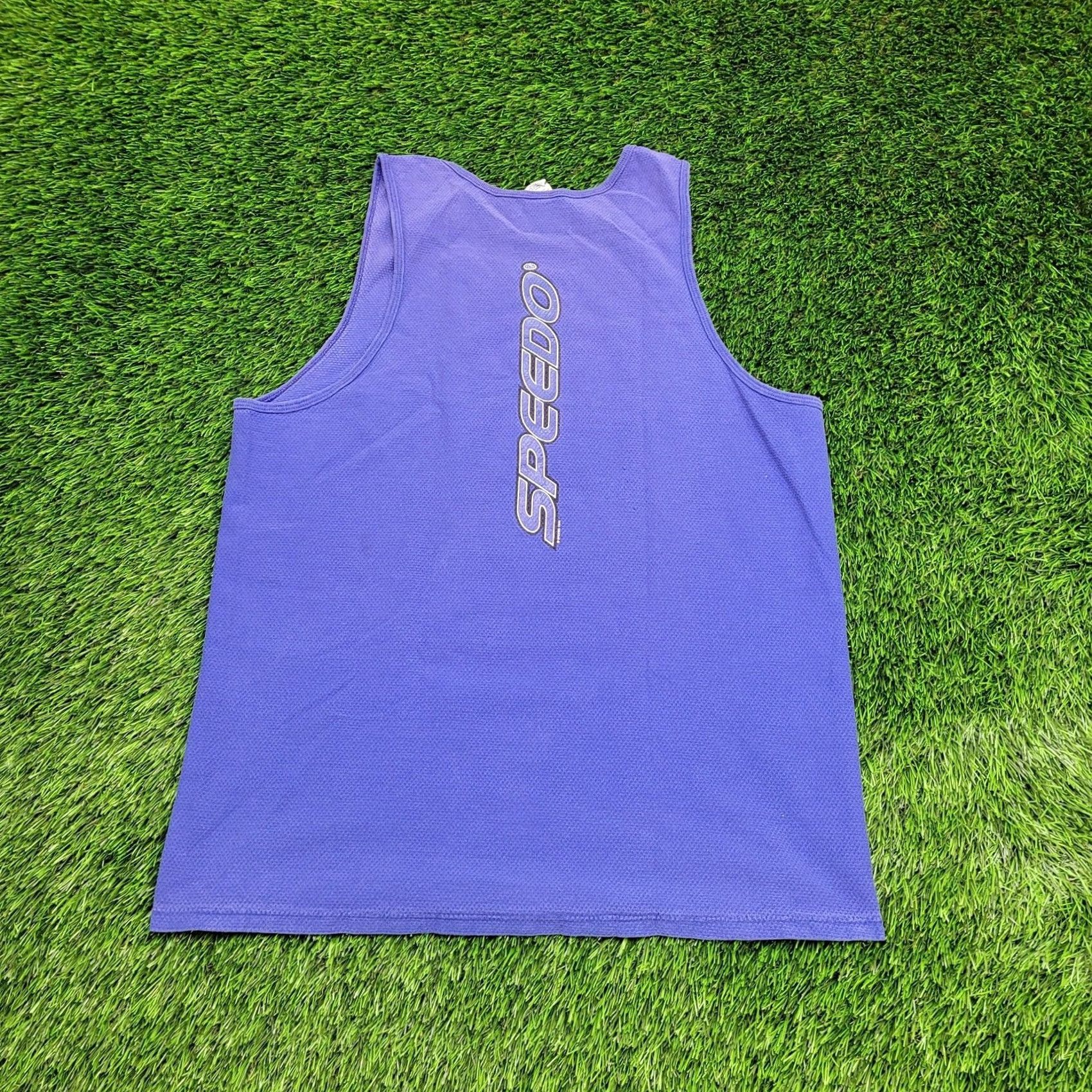 Speedo VINTAGE Speedo Tank-Top Large USA Y2K Shirt Mens Size US L / EU 52-54 / 3 - 2 Thumbnail