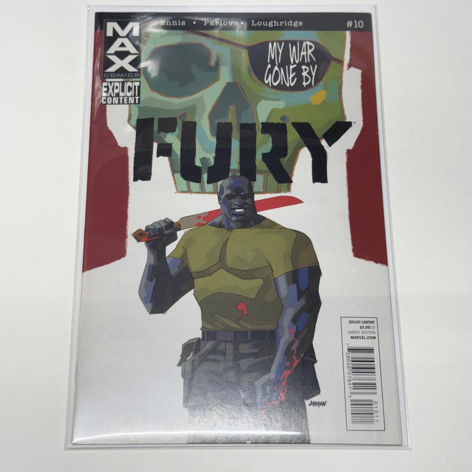 Franky Max MAX Comics FURY #10 My War Gone By - Explicit Size ONE SIZE - 9 Thumbnail