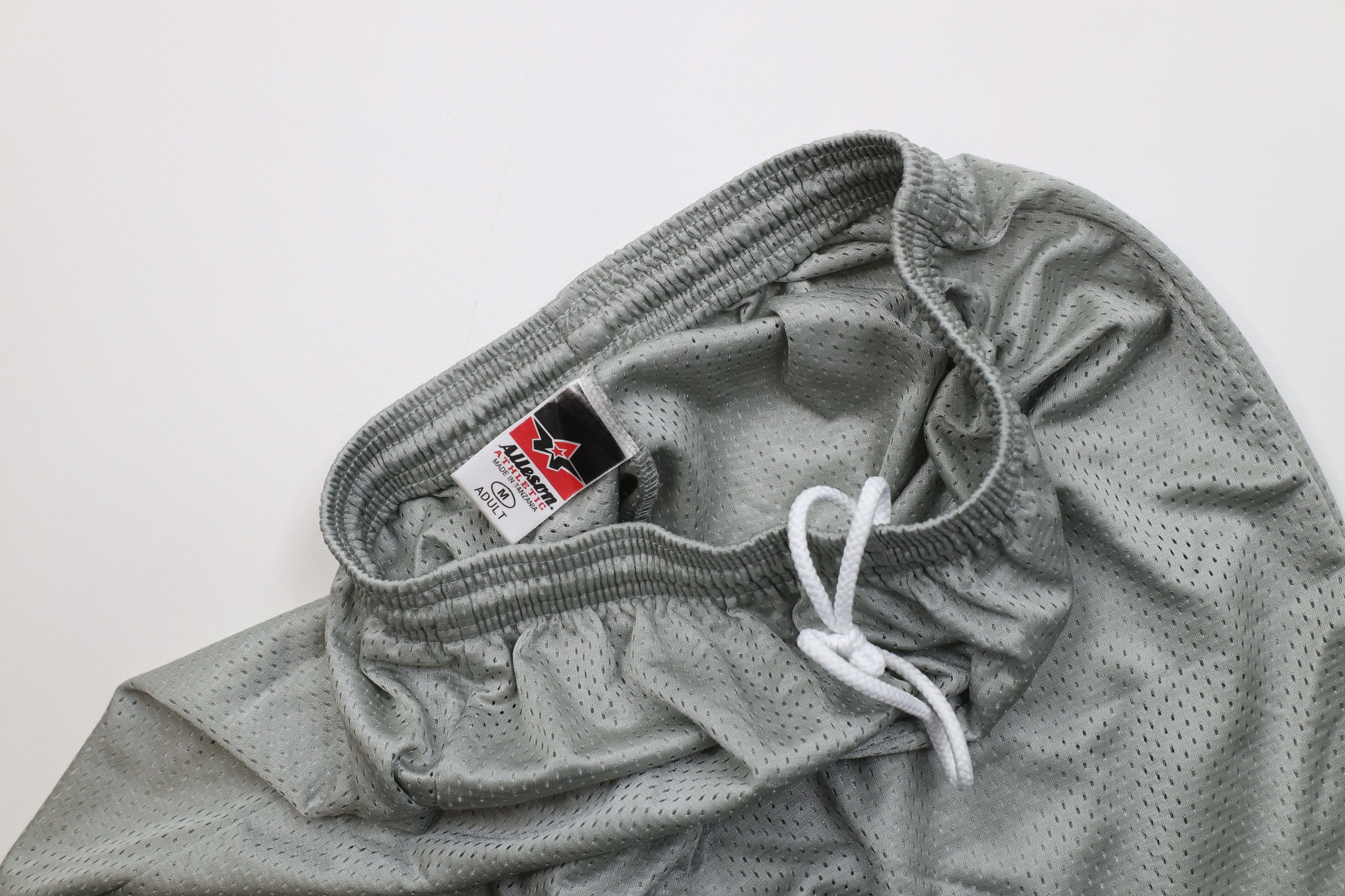 Vintage Vintage 90s Y2K Streetwear Basketball Shorts Training Silver Size US 32 / EU 48 - 6 Thumbnail