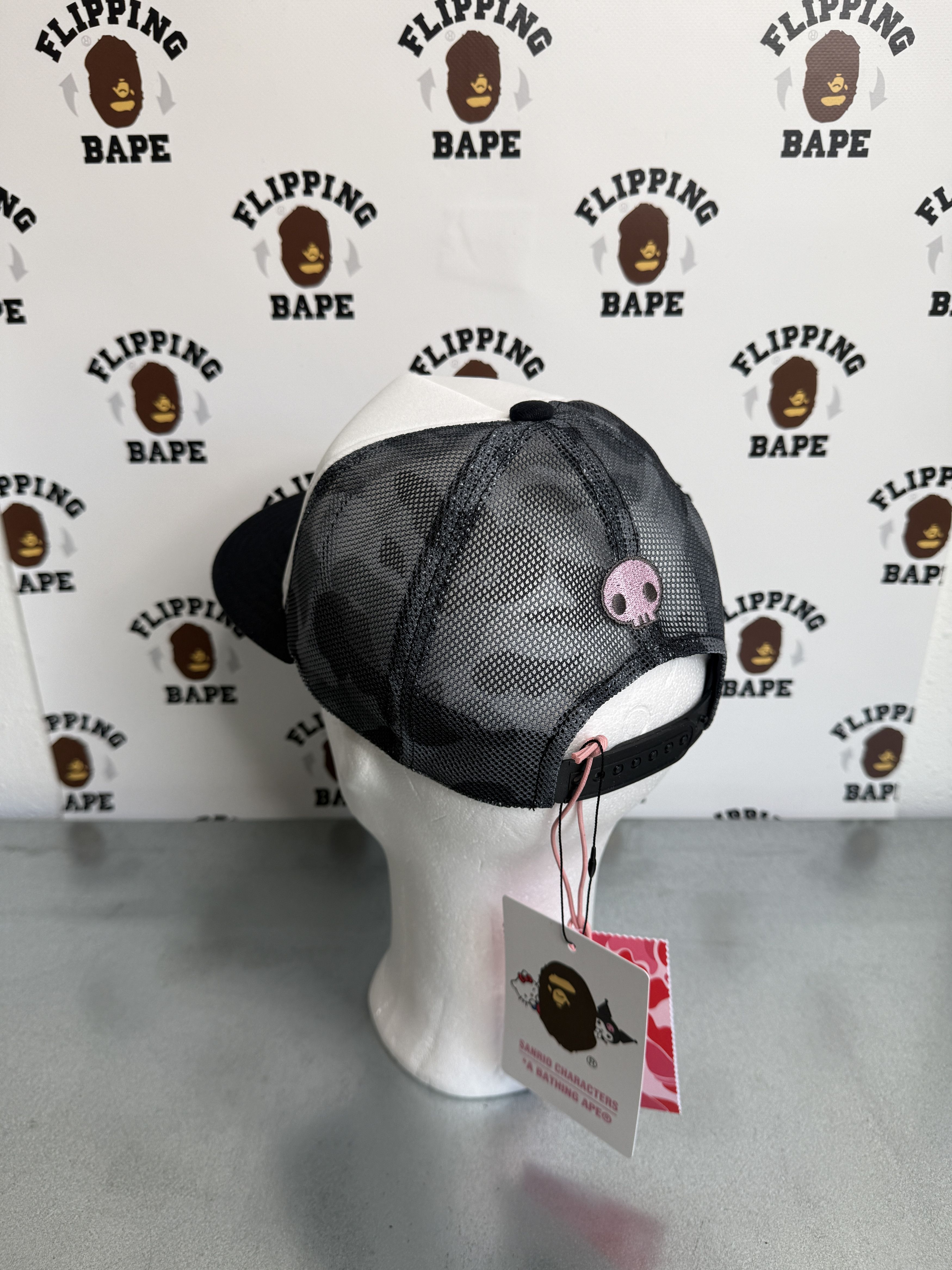 Bape BAPE X KUROMI ABC CAMO MESH CAP Size ONE SIZE - 8 Thumbnail
