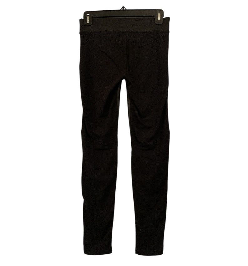 Other NWT Black Two-Tone Faux Leather Full Length Skinny Leggings Size 30" / US 8 / IT 44 - 8 Thumbnail