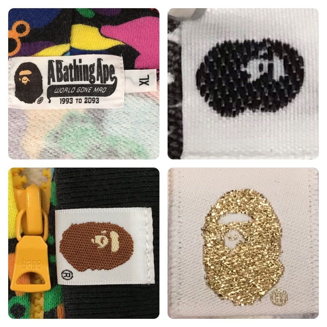 Bape BAPE Milo Multi camo Shark Full Zip Hoodie a bathing ape Size US XL / EU 56 / 4 - 8 Thumbnail