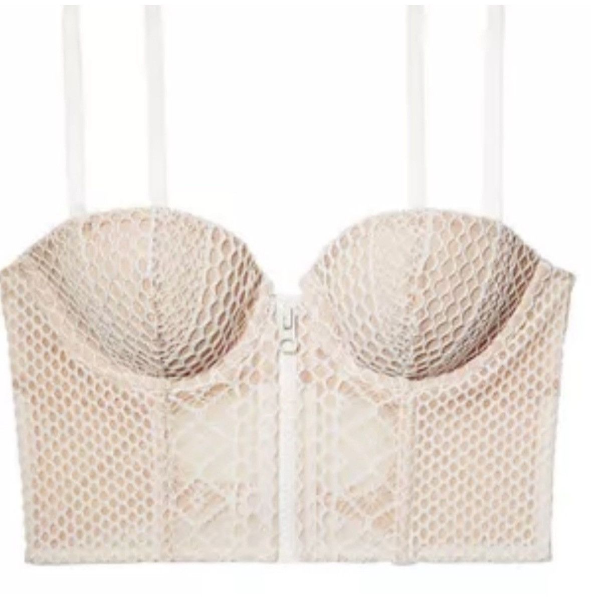 Victoria's Secret Victoria’s Secret Very Sexy Crochet Longline Underwire Bra Size ONE SIZE - 7 Thumbnail