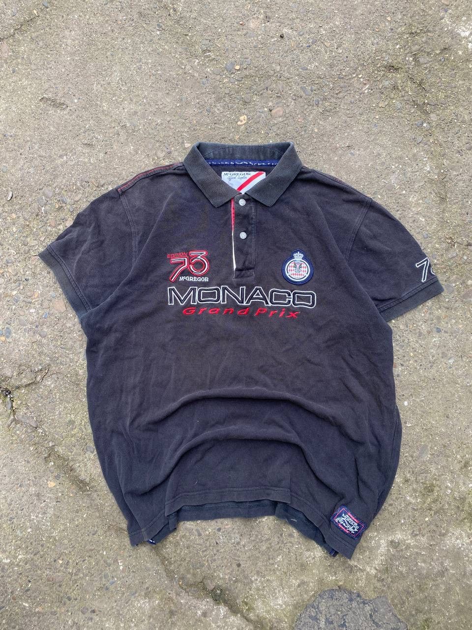 Japanese Brand × Vintage Monaco Polo Ralph Lauren style racing jersey polo Size US L / EU 52-54 / 3 - 1 Thumbnail