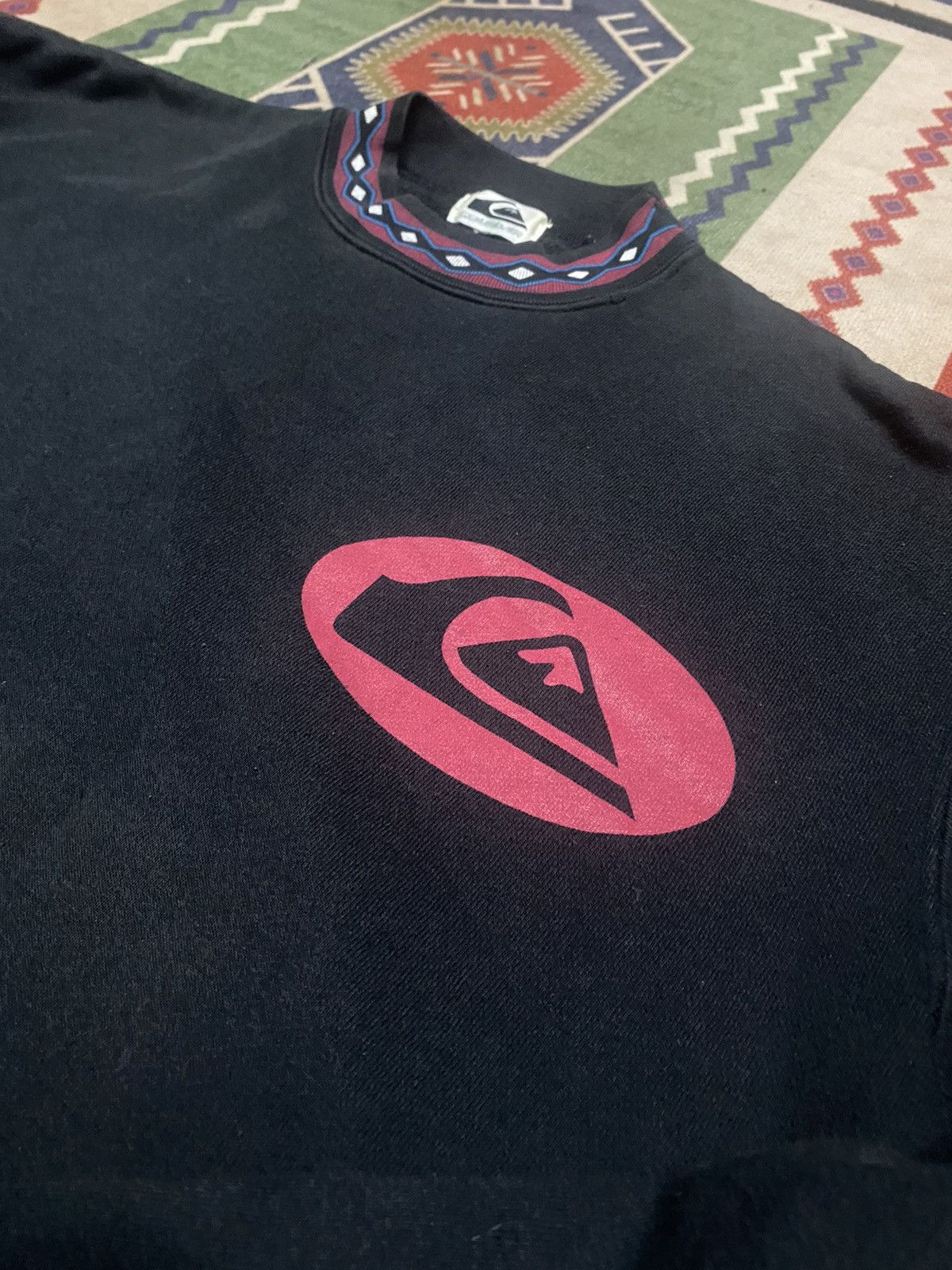 Quiksilver 💥VINTAGE 90s QUIKSILVER NAVAJO ART CREWNECK SWEATSHIRT Size US M / EU 48-50 / 2 - 3 Thumbnail