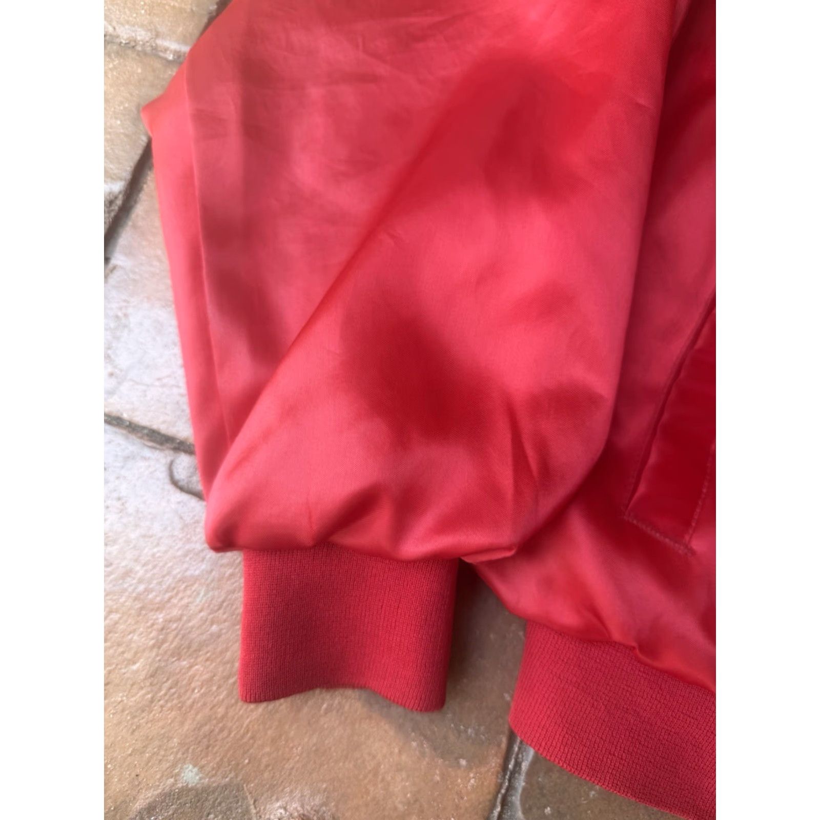 Vintage VINTAGE King Louie Bomber Jacket Red Satin 80s Dodge Ram Promo Long Sleeve Men’s Large Size US L / EU 52-54 / 3 - 4 Thumbnail
