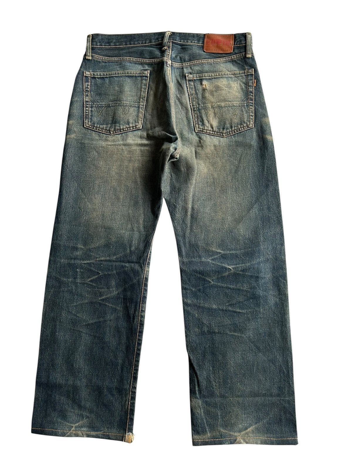 Kapital Vintage Edwin 505xx Selvedge Rusty Mudwash Distressed Denim Size US 34 / EU 50 - 10 Thumbnail