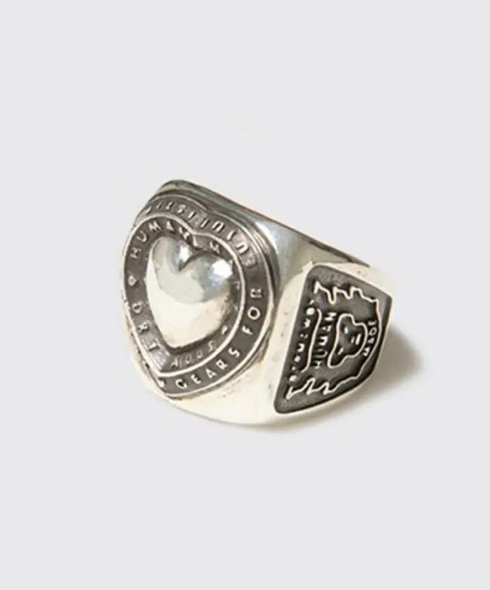 Human Made - Heart Silver Ring | HBX - Globally Curated