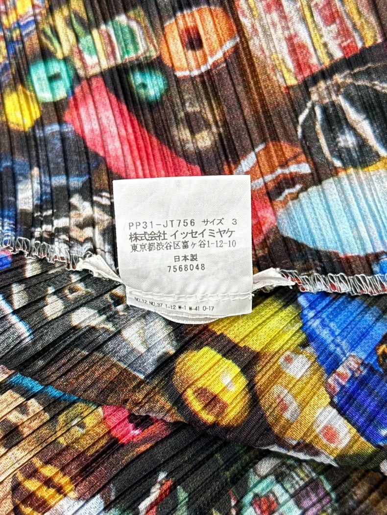 Issey Miyake Issey Miyake Colorful candy pleated top Size L / US 10 / IT 46 - 4 Thumbnail