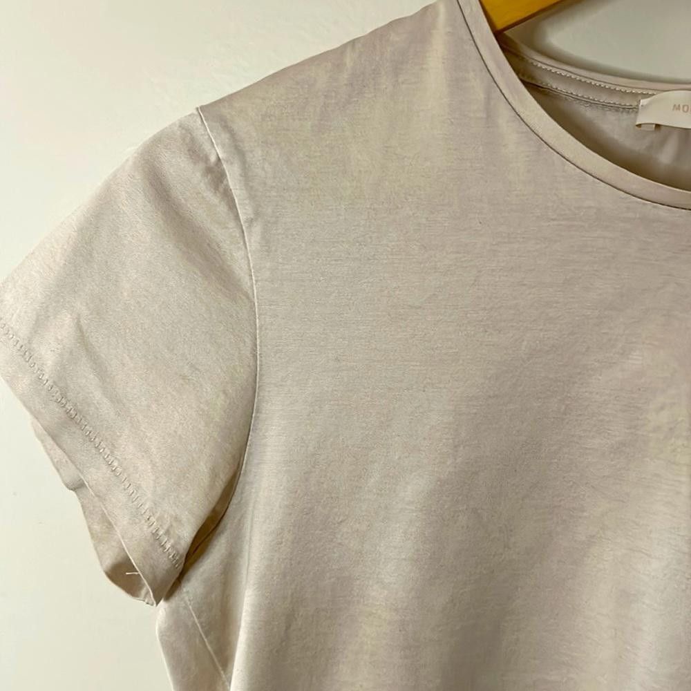 Designer SS Sateen Tee - MONDE - Small Size S / US 4 / IT 40 - 3 Thumbnail