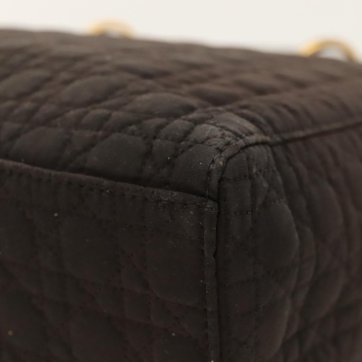 Dior DIOR Canage Hand Bag Nylon Brown Gold Size ONE SIZE - 15 Thumbnail