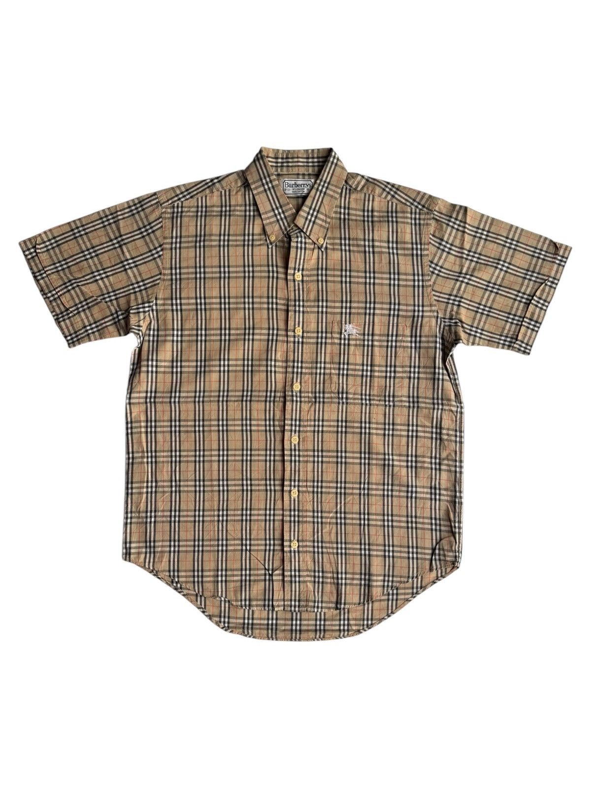 Burberry VERY RARE VINTAGE SHIRT BURBERRY NOVA CHECK Size US S / EU 44-46 / 1 - 1 Thumbnail