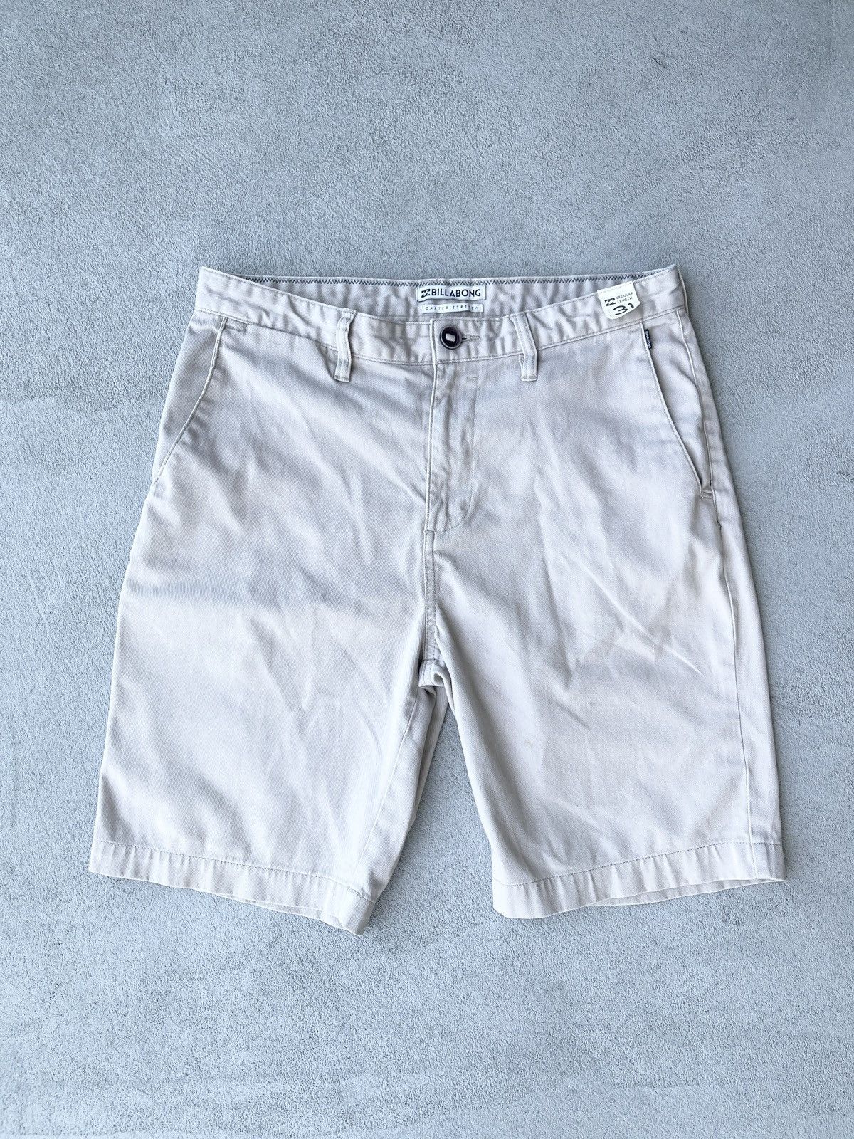 Billabong × Vintage STEAL! 2000s Billabong Khaki Shorts Size US 32 / EU 48 - 1 Thumbnail