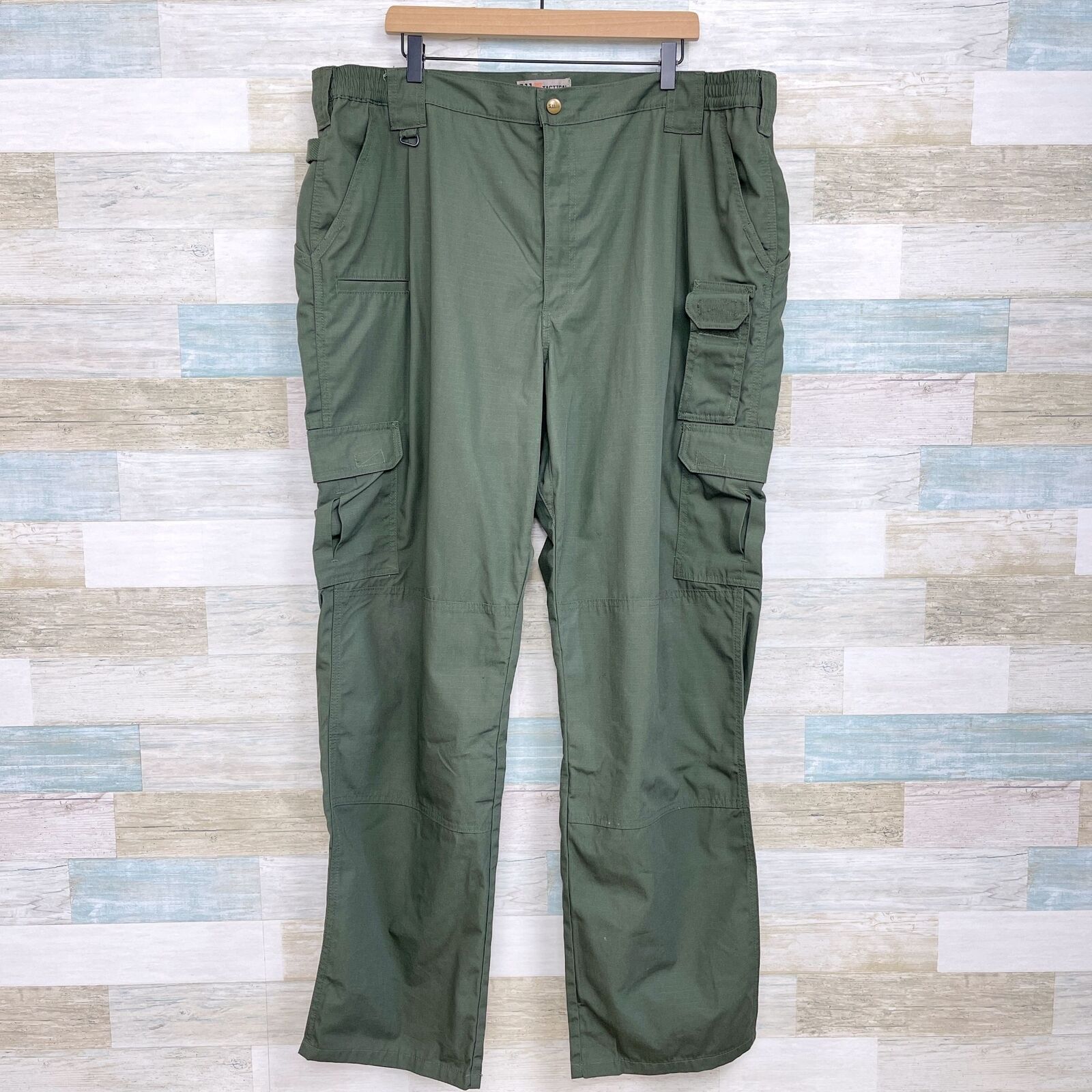 5.11 5.11 Tactical Taclite Pro Ripstop Cargo Pants Green 44x34 Size US 44 / EU 60 - 1 Thumbnail