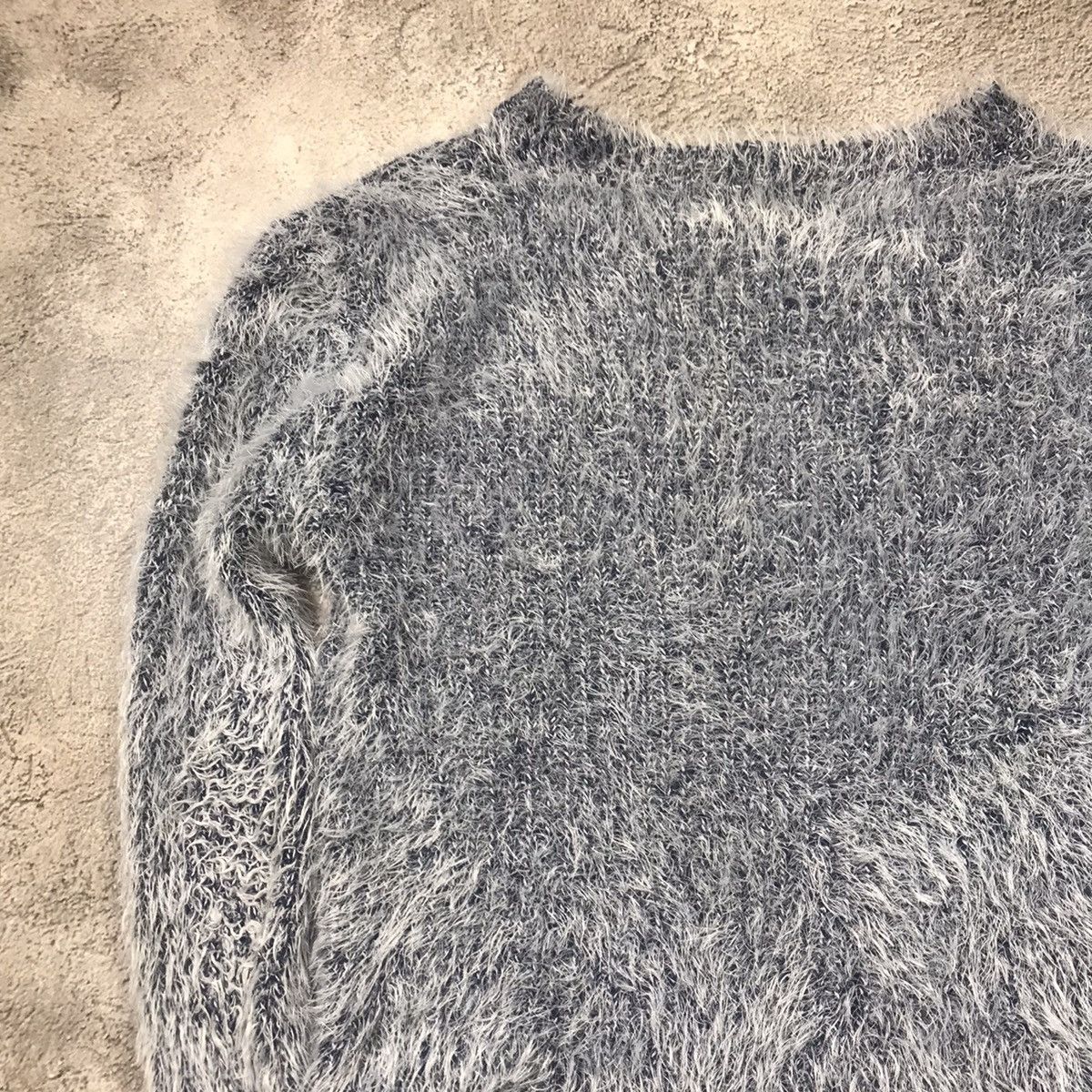 Vintage Vintage 90s Oversized Mohair Sweater Y2K Grunge Washed M Size M / US 6-8 / IT 42-44 - 2 Thumbnail