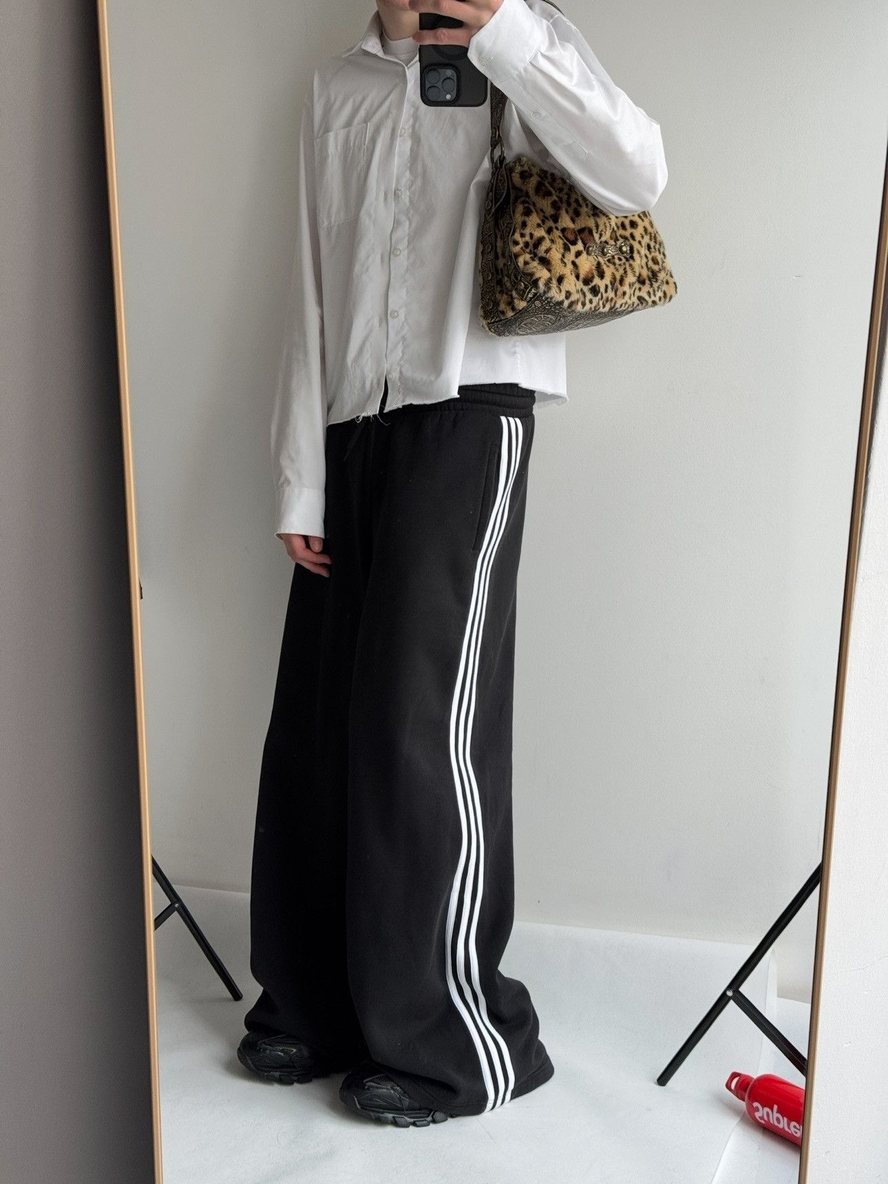 Adidas Adidas Balenciaga Style baggy Track Pants Hype Sweatpants Size US 33 - 4 Thumbnail