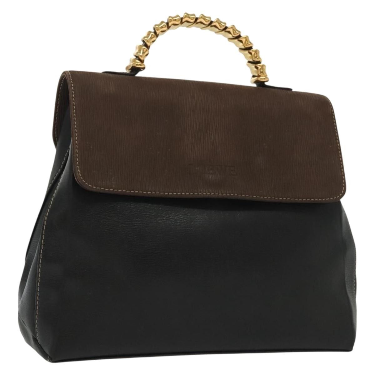 Loewe Vintage Velazquez Top Handle Bag Leather