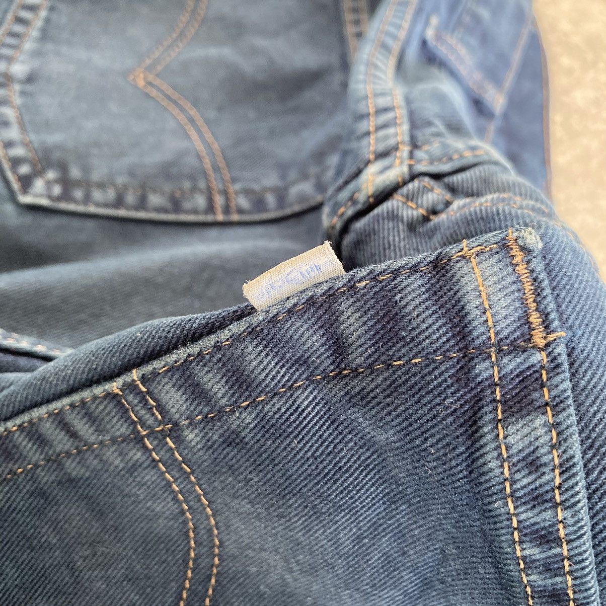 Levi's VTG 1992 Levi’s Silvertab Faded Midnight Blue Baggy Denim Size US 35 - 23 Thumbnail
