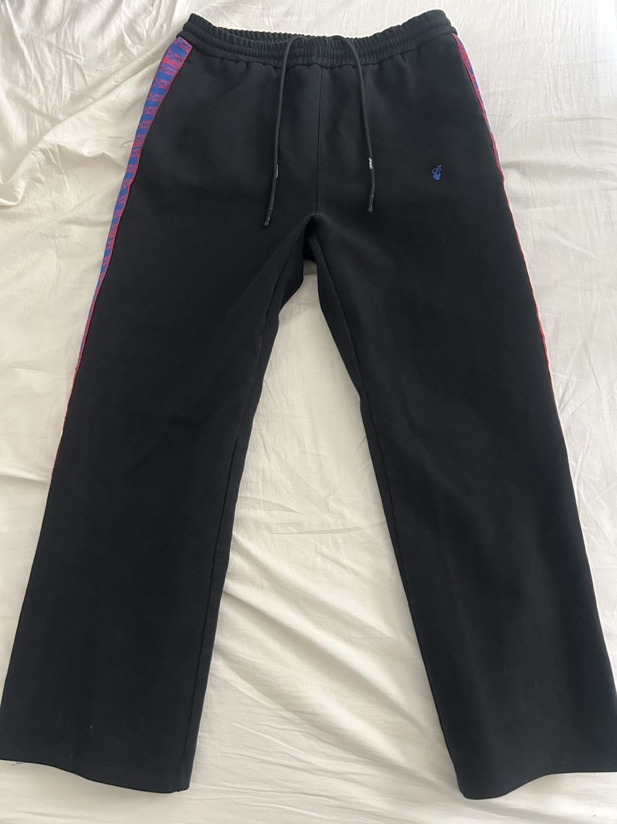 image of Off White Black Off-White Sweatpants, Men's (Size 30)